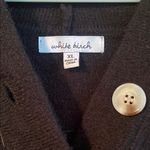 White Birch  Black V-Neck Sweater Photo 1