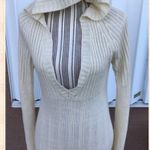 Arizona Jeans Arizona Jean Company XL Hooded Cream Sweater Dress Photo 5