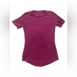 Lululemon Hold Tight Short Sleeve Shirt Magenta Purple Size 6 Small / Medium Photo 1