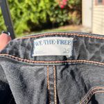 We The Free  People Pacifica High Rise Slim Straight Black Jeans Size 25 Photo 4