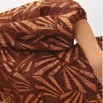 Anthropologie NWT Eva France Shine Copper Lace Puff Sleeve Blouse Photo 1