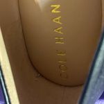 Cole Haan  Elegant Black Heels with Gold Detail Photo 5