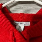 Cupcakes and Cashmere‎ Small S LOVE Pullover Hooded Sweater hoodie red Photo 1