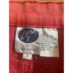 Diane Gilman DGI  Tropical Sequin Cropped Boot Cut Jeans Red Size 4 Zipper Comfy Photo 7