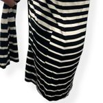 Dotti Oversized Pocketed Striped White Navy Cardigan Size XS Preppy Nautical NWT Photo 4