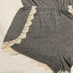 Make + Model  Nordstrom Pajama Casual Gray Romper S Photo 3