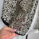 Alex Evenings Sheer Embroidered Jacket 3/4 Sleeve Women’s Size MP Medium Petite Photo 5