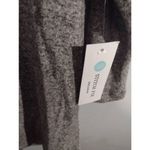 NWT Coin 1804 Sweater Womens Large Gray 3/4 Sleeve Claira Cross Back Photo 3
