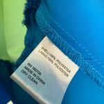 LDT Women’s 10 Green Blue Tiered Ruffle Mini Dress Bailey Photo 2