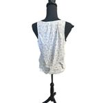 Ralph Lauren Lauren  Floral Tank Top Pink Green Button Front Size M Photo 5