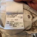 Denizen from Levi's Denizen By LEVI'S  JEANS Boyfriend White Destroyed SIZE 5 raw hem cropped Photo 3