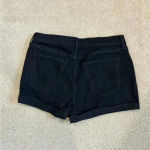 Old Navy  black mid rise high rise jean shorts Photo 1