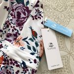 Cupshe White with Pink Floral 1 piece Swimsuit L Photo 1