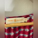 Tory Burch  Shirt Sleeve Tie Waist Red Swim Cover Up Size Large Photo 3
