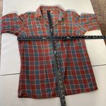 Duluth Trading Flannel Shirt Womens XS Multicolor Plaid‎ Button Up Long Sleeve Photo 1