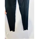 Jenni Kayne  Silver Sparkle Sequin Black Fitted Slim Pants Disco NYE Pants sz S Photo 5