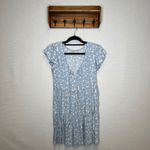 Arizona Jean Co. Blue Daisy Floral Print Tiered Dress Womens Size M‎ Casual Size M Photo 1