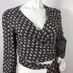 Flynn Skye  Wrap Top Multi-way Convertible Long Sleeve M Photo 12