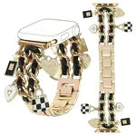 Cute Bracelet Watchband for Applewatch 42 /44/45mm Black Photo 3