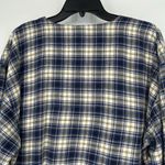 Vintage Warner Bros Tazmanian Devil Taz Flannel Nightgown Blue Plaid Siz… Size L Photo 7