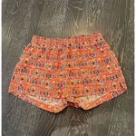 Madewell Kingston Smocked Shorts Small Coral Floral Cotton Women's Cover-Up Photo 0