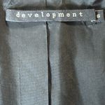 Black Cropped Blazer with Dramatic Collar Size 6 Photo 1