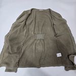 Tularosa  Belted Cardigan in Olive Green Photo 7