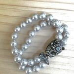 Heidi Daus Glittering Guardian Fu Dog Pearl Bracelet Photo 10