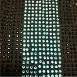 Retrofête NWT Retrofete Joie Bedazzled Blouse Rhinestone Top Satin Statement Sequin Small Photo 6