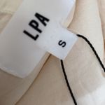 LPA  Orange/white Puff peasant top Photo 3