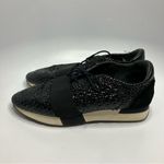Balenciaga Raffia Runners in‎ black woven leather sneakers size 41 Photo 9