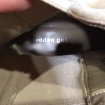 Madden Girl  tan lug sole pull on boots faux suede women's size 10 trendy casual Photo 8