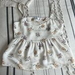 Hollister co • wildflower floral peplum tank Photo 1