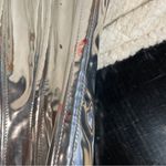 Top Drawer by Daisy Corsets Silver PVC Overbust Corset Rave Festival Large Photo 9