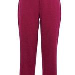 Croft & Barrow Plus Size Straight Mid Rise The Easy Knit Pant Berry 3X NEW Photo 0