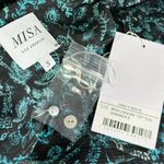 MISA Los Angeles  Candra Top, Teal Shimmer, Small Photo 13