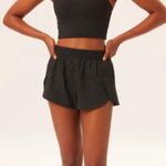 Girlfriend Collective  black trail 2 in 1 shorts size medium Photo 6