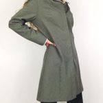 Vintage Deadstock Longline Houndstooth Jacket | Size M Gray Size M Photo 9