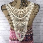 Lush Clothing Lush Pink Crochet Racerback Print Dress Photo 1