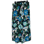 Loft Ann Taylor Maxi Jungle Floral Print Skirt Stretch Waist Size Small Photo 1
