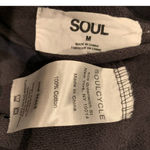 SOUL BY SOULCYCLE Casy Crop Camo Sweatshirt (M) Gray Size M Photo 5