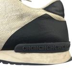 Carolina Herrera  Women's Black Multicolor Canvas Lace Up Sneakers Shoes Size 8.5 Photo 4