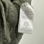 Absolutely Famous  Size Small Shirt Green Tie Front Short Sleeve V Neck‎ Ribbed Photo 4