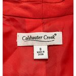 Coldwater Creek  Pink Silk‎ Linen Blend Blazer Jacket Women’s Small Career Office Photo 6
