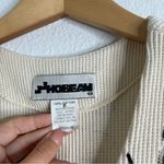 Vintage JJ Hobeau Hand Painted Faces Pop Art Graffiti Waffle Knit Maxi Dress Size M Photo 3