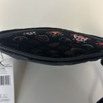 Vera Bradley  Black Velvet Winter Ornaments Clip & Zip Mini Pouch Wallet NWT‎ Photo 3