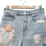 Anthropologie Pilcro High Rise Patchwork Bermuda Shorts Size 28 Light Wash Jorts Photo 7