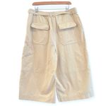 Anthropologie Maeve Pull On Gardener Culottes High Waist Wide Leg Ivory XL NEW Photo 3