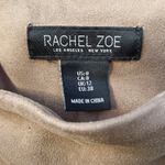 Rachel Zoe EUC dark camel high rise faux suede leggings size 8 Photo 3