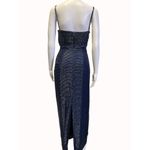 Sean Collection  Women's Navy Blue Beaded Dress/Gown Sz S SKU 5472 Photo 1